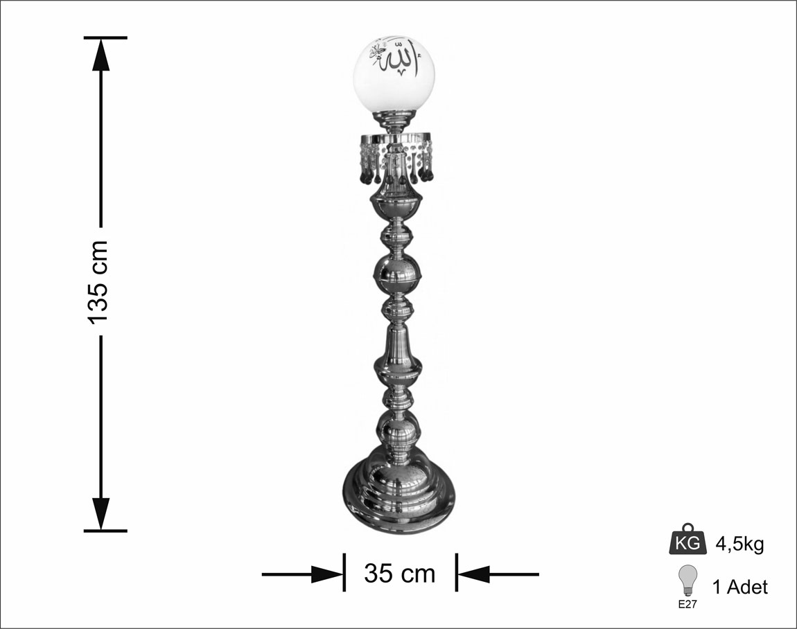 Osmanlı Sıvama Lambader