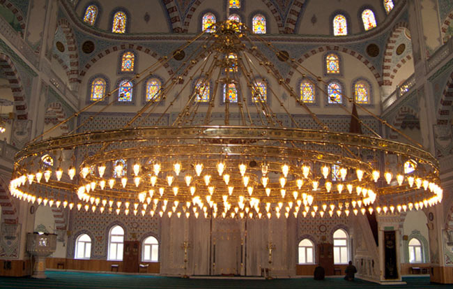 Cami avize fiyatları İstanbul aydınlatma mimarisi güzellikleri