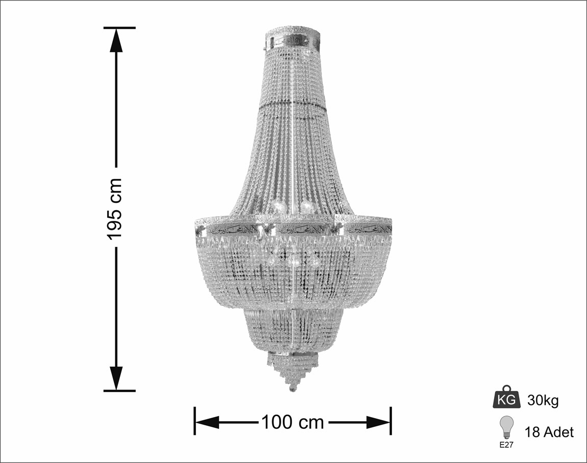 Ayetli Klasik 100'lük Kolsuz